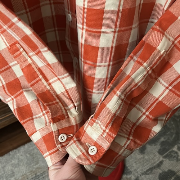 VINTAGE 80s Abercrombie & Fitch Outdoor Goods Plaid Button Down Shirt - Picture 7 of 7